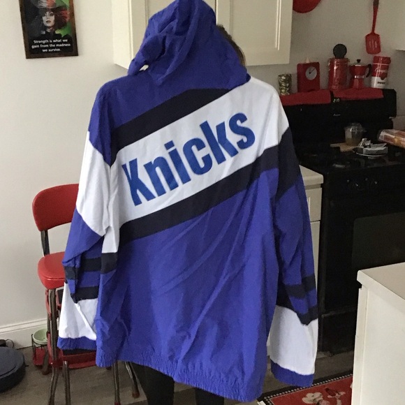 NBA Blue and White Windbreaker Jacket - Picture 5 of 6